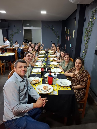 Jantar em comemorao ao Dia dos Professores Colgio Passionista So Jos