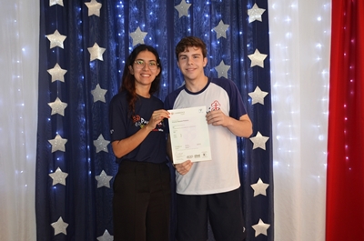 Entrega do Certificado de Proficincia aos educandos do PES Colgio Passionista So Jos