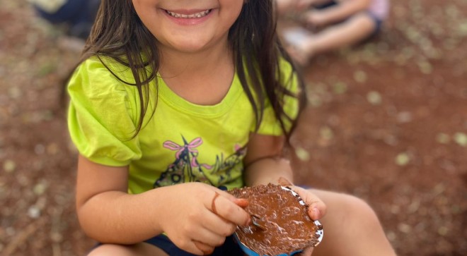 Pr I A e B - Pratos com terra e elementos da natureza. - Colgio Passionista So Jos