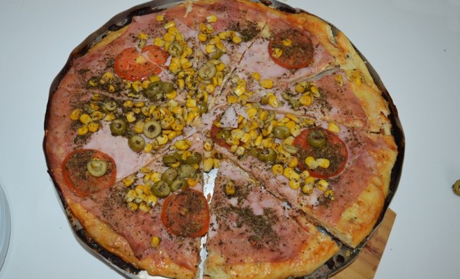 Para concluir o contedo sobre Frao, os educandos do 5 Ano, saborearam uma deliciosa pizza!