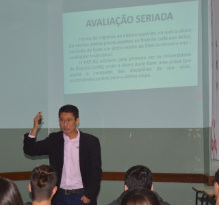 Palestra com o Professor Paulo Inada   - Colégio Passionista São José