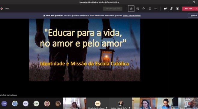 Semana Pedagógica - Identidade e Missão da Escola Católica com a Equipe da FTD - Colégio Passionista São José