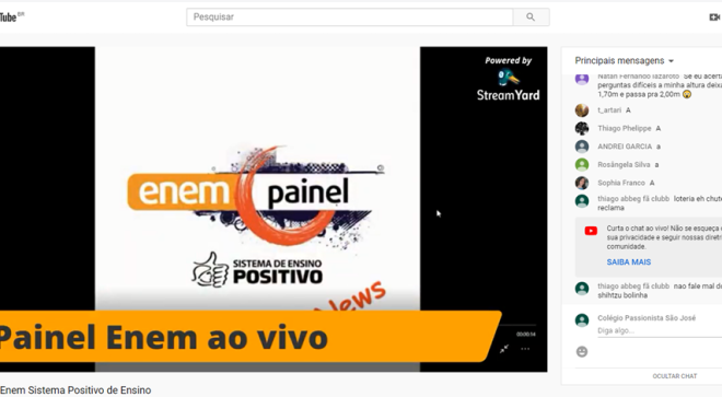 Painel Enem - Editora Positivo - Colégio Passionista São José